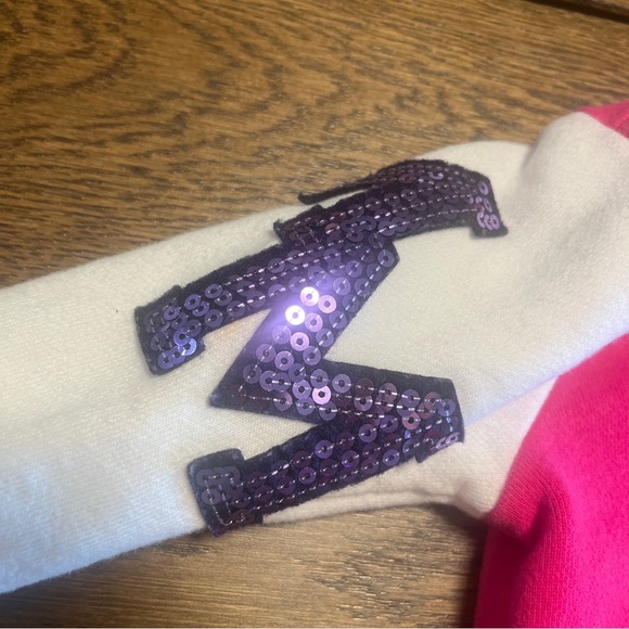 Disney Parks Girls Minnie Mouse Letterman Jacket Size XS Disneyland - Picture 8 of 15